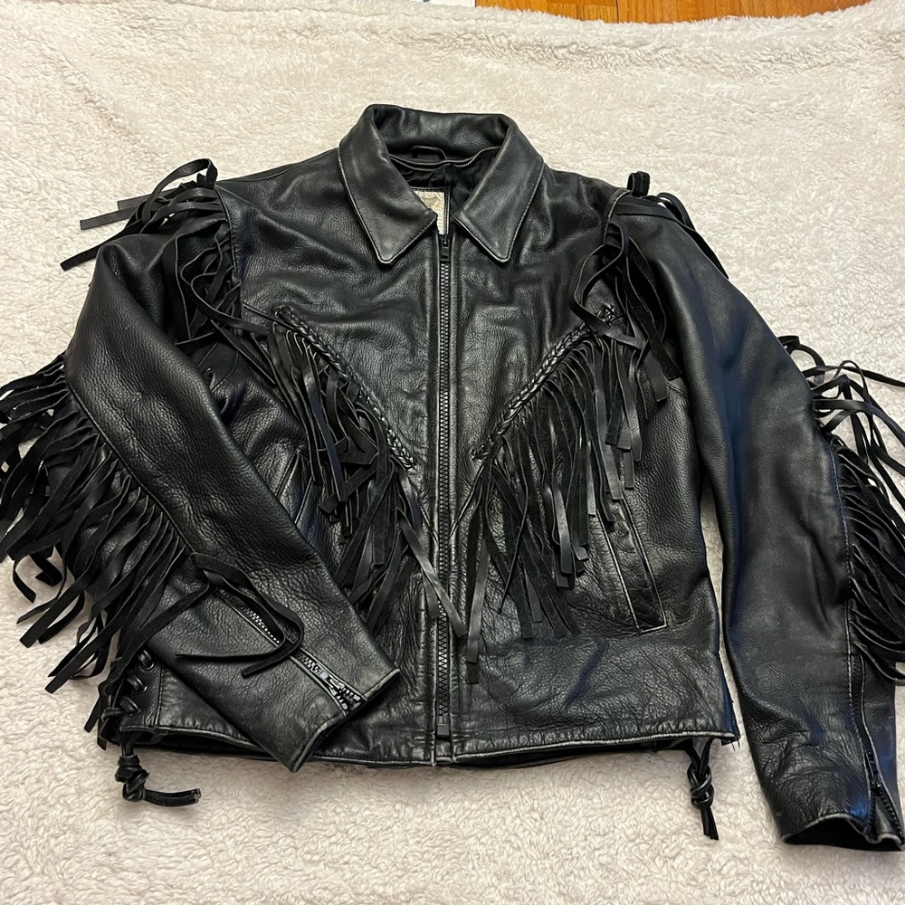 Wilson’s Open Road Vintage Fringe Leather Jacket